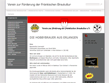 Tablet Screenshot of braukultur-franken.de